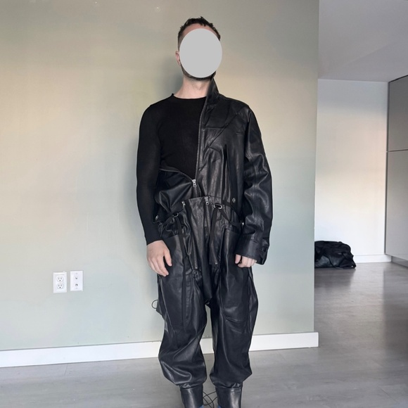 Hamcus Darkseer's synthetic leather jumpsuit/boilersuit - Picture 4 of 6
